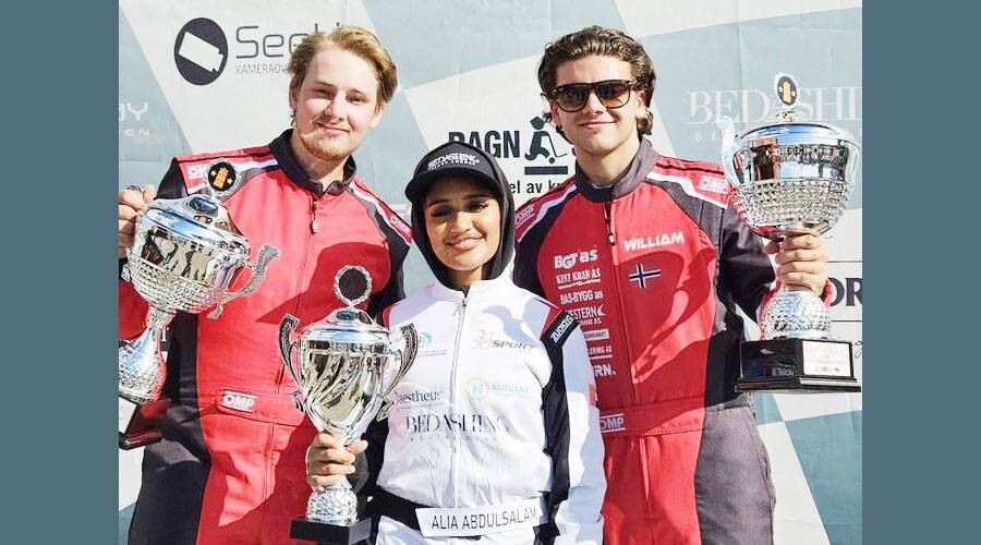 Эмиратская гонщица Алия Файруз блистает в Норвегии