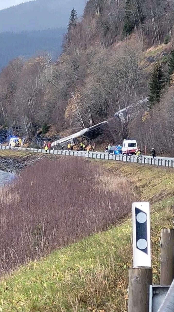 Train Derails in Northern Norway