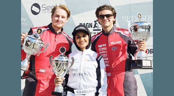 Эмиратская гонщица Алия Файруз блистает в Норвегии