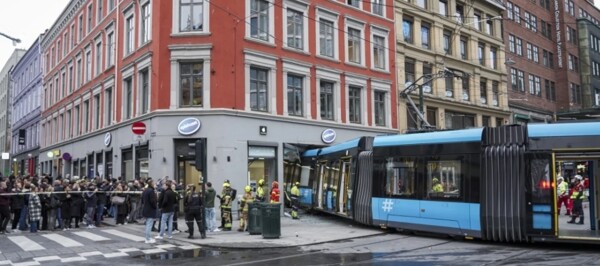 Tram Derails and Crashes into Store in Oslo